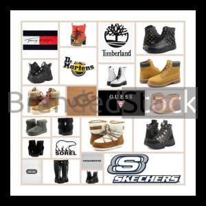 PE) MIX multibrand + PREMIUM brands BOOTS  - 100 PCS  W OF 
