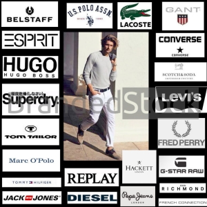 MIX multibrands + PREMIUM  CLOTHES - LUXURY - for MEN  - 125 KG  